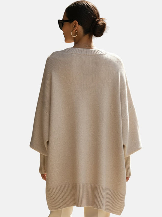 Oversized poncho in six colors for women