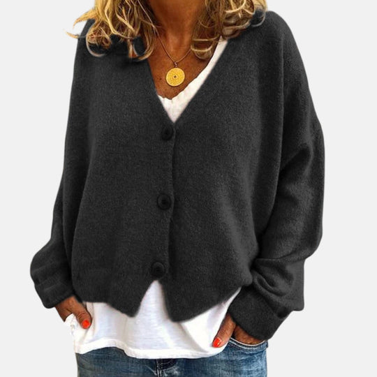 Knit cardigan for women in fifteen colors