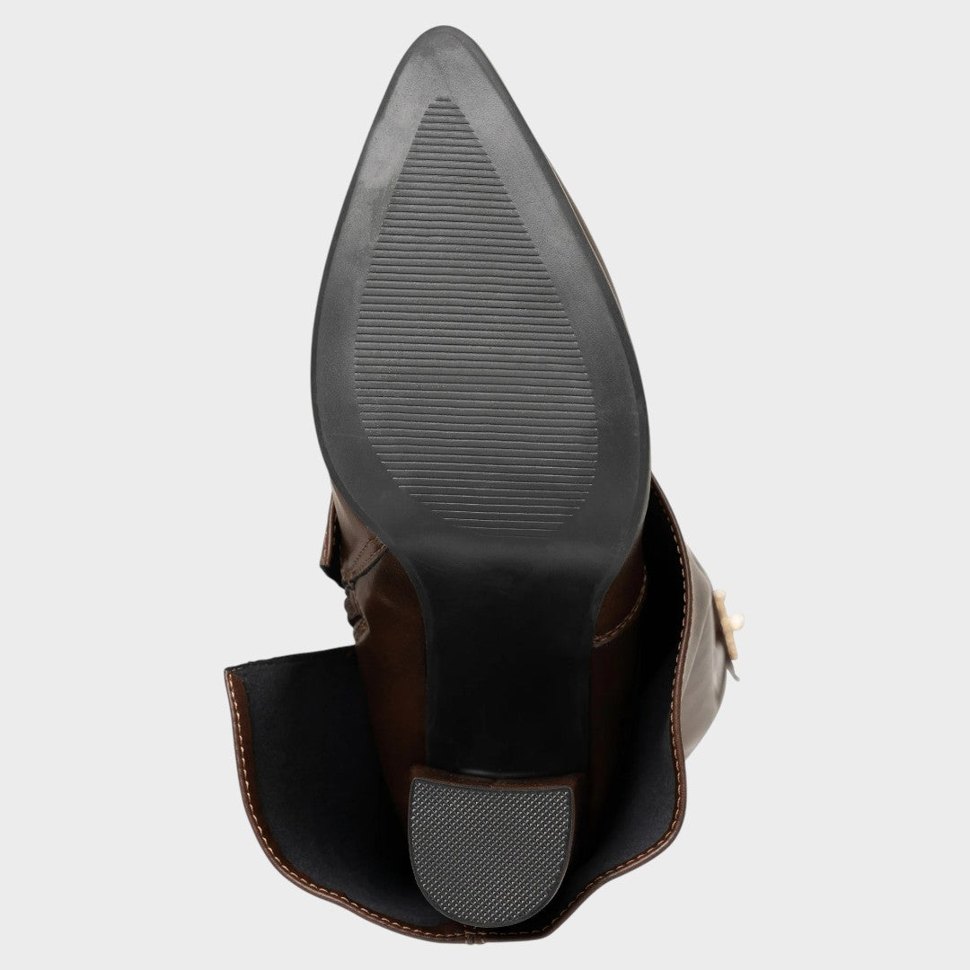 Marisol | Smooth Fold Over Wedge Boots