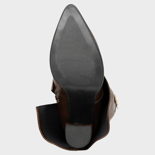Marisol | Smooth Fold Over Wedge Boots
