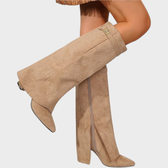 High-cut boots in five shades for women