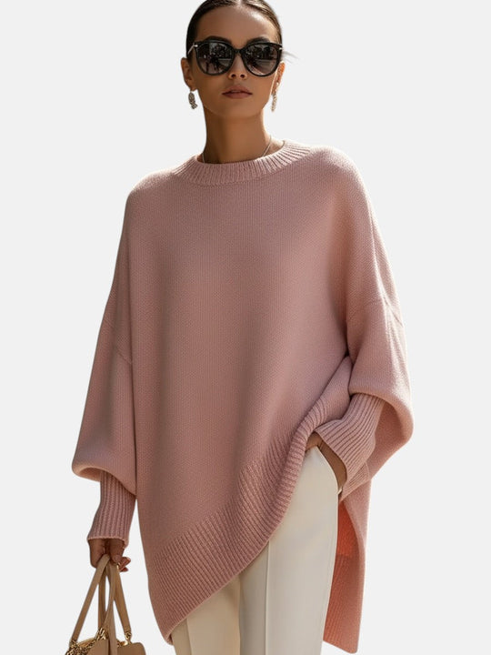Oversized poncho in six colors for women