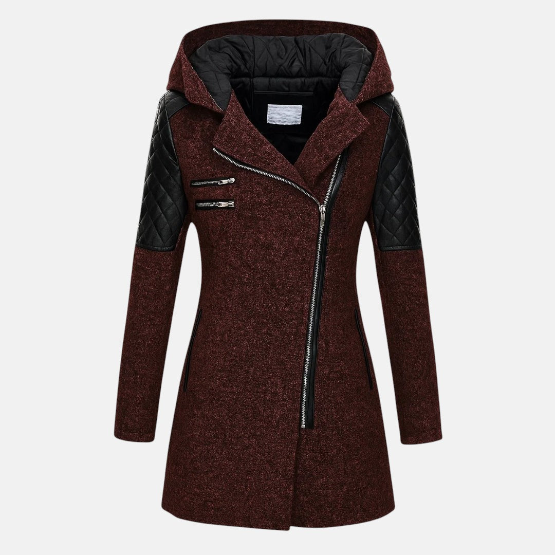 Warm winter jacket in five colors for women