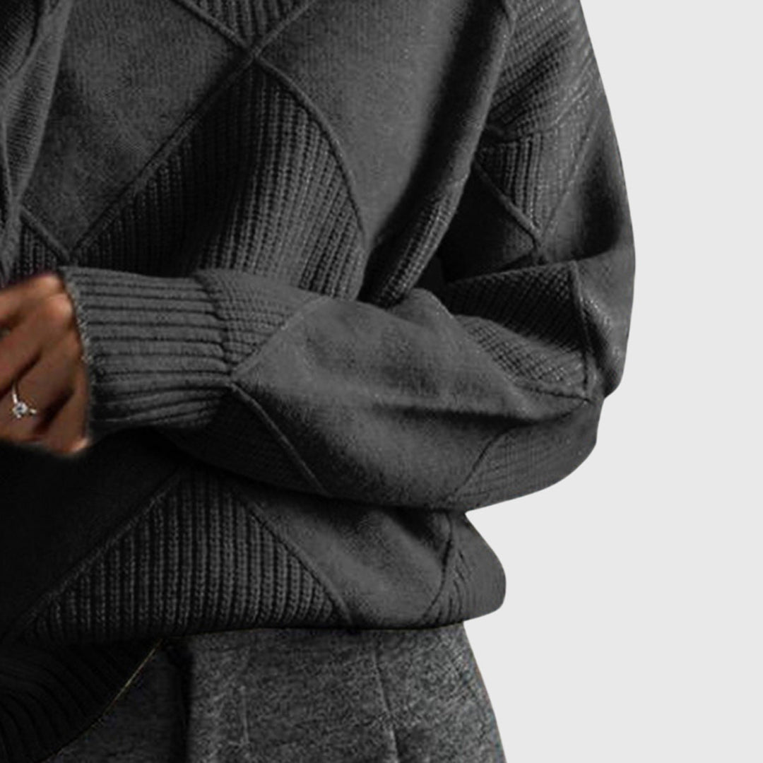 Roll neck sweater for women in seven colors