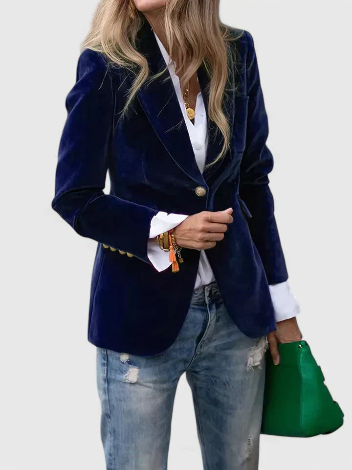 Bold color blazer for women