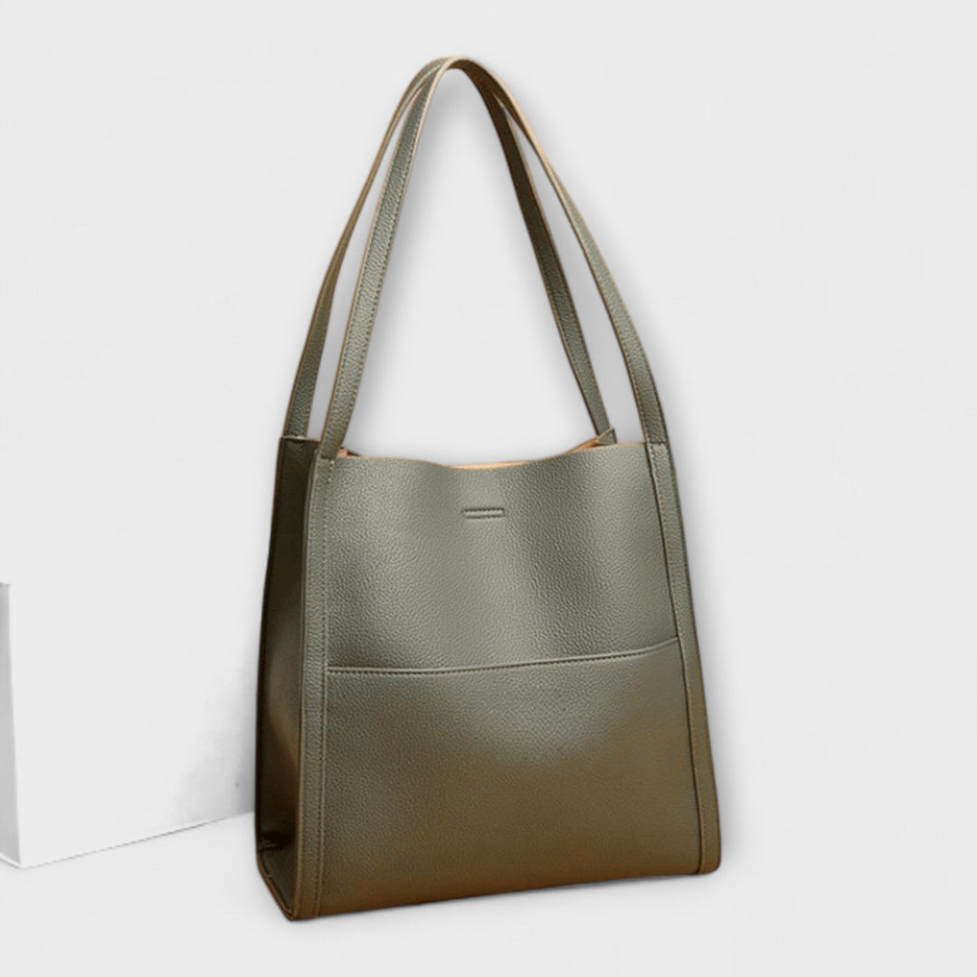 Handmade shoulder bag in five shades for women