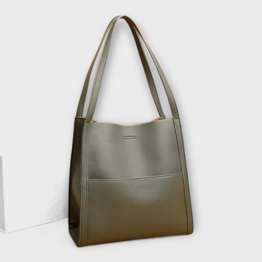 Handmade shoulder bag in five shades for women