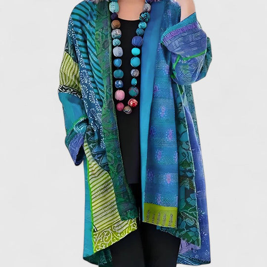 Bright knit cardigan for women