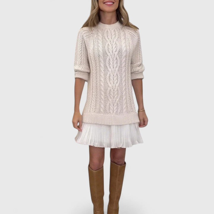 Knitted dress for women in five colors