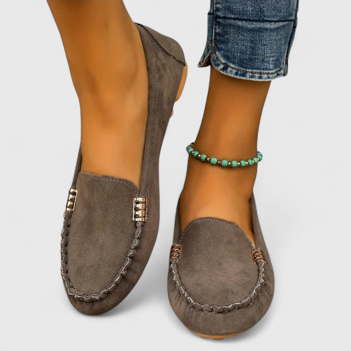 Comfort loafers in six bright colors for women