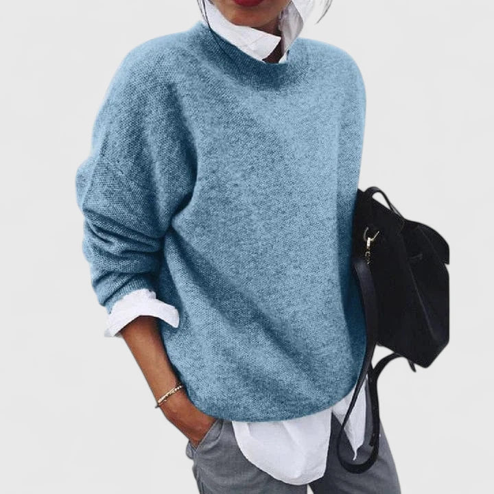 Knit sweater for women in five shades