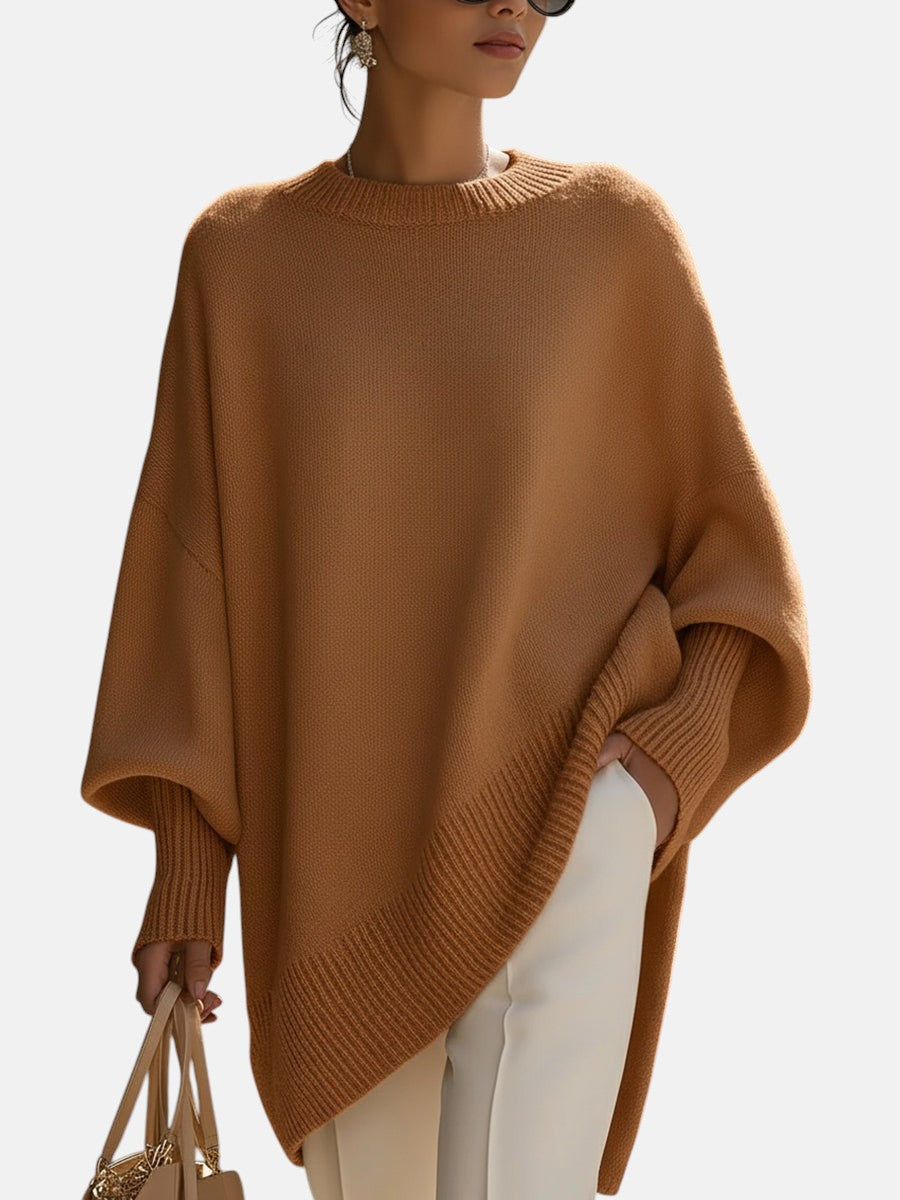 Oversized poncho in six colors for women