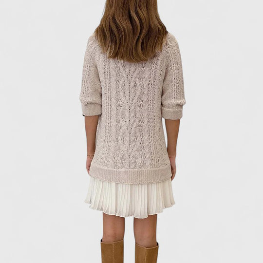 Knitted dress for women in five colors