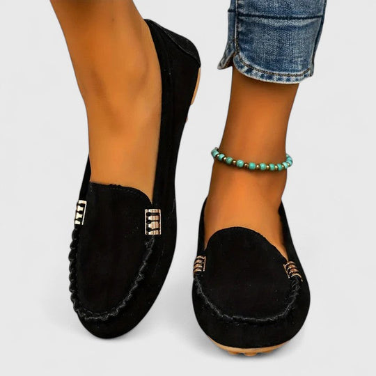 Comfort loafers in six bright colors for women