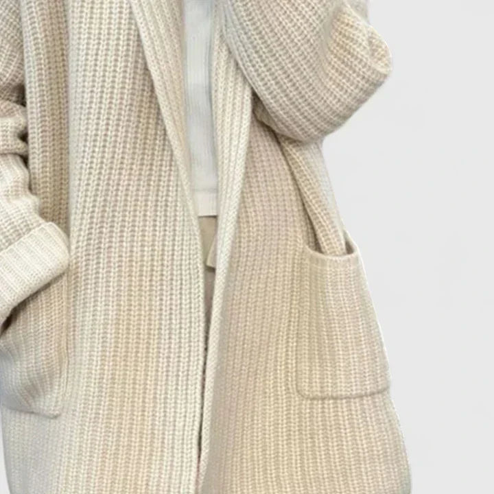 Beige cardigan for women