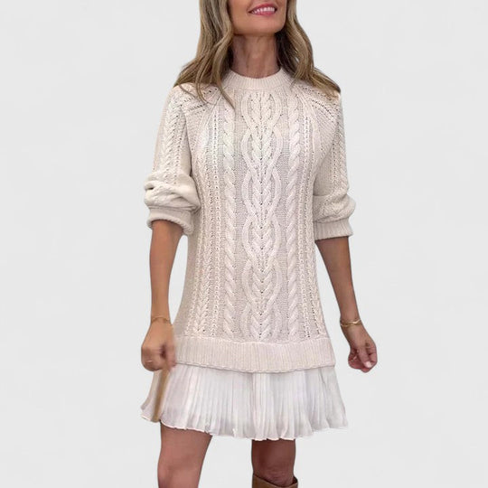 Knitted dress for women in five colors