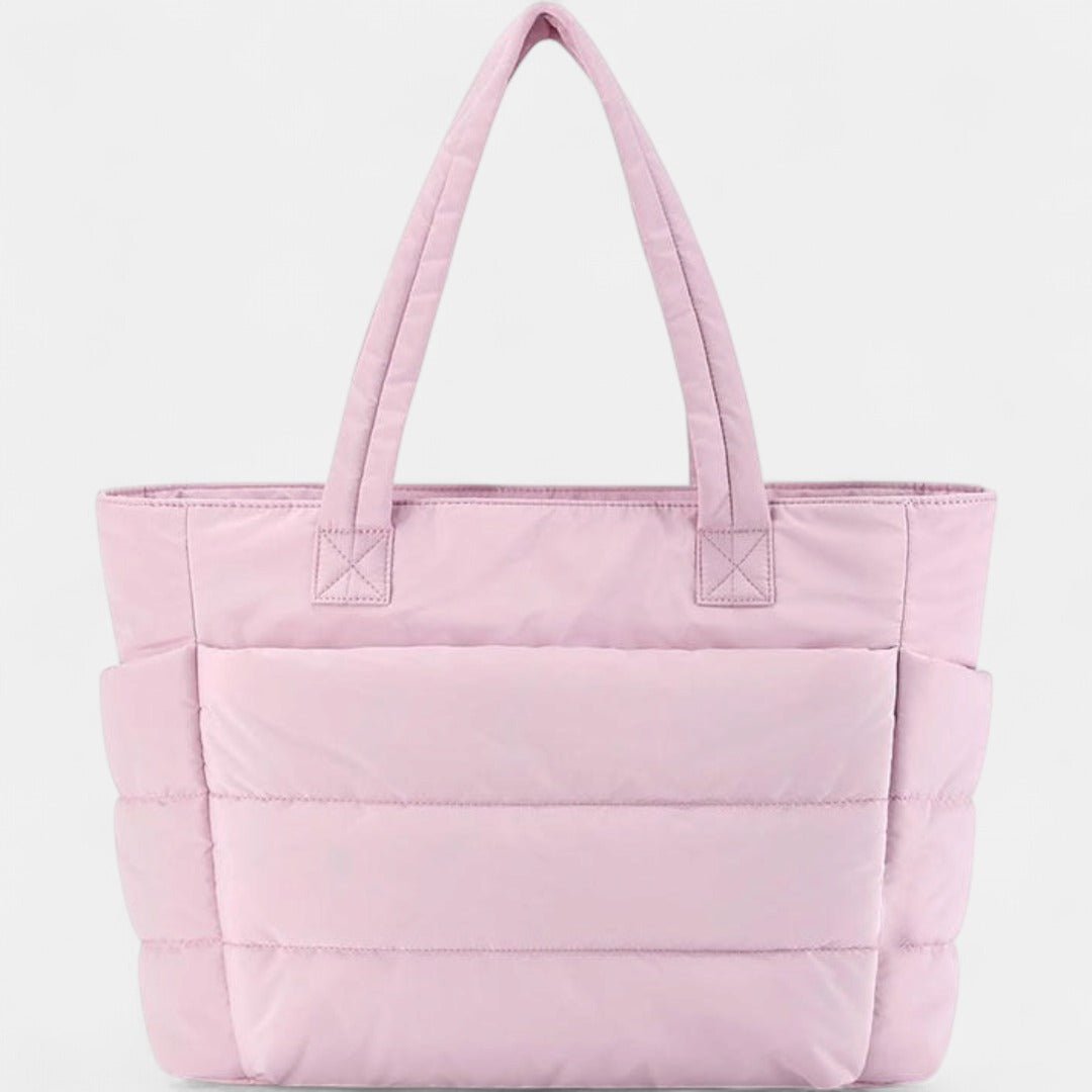 Lily | Cute Puffer Laptop Tote Bag