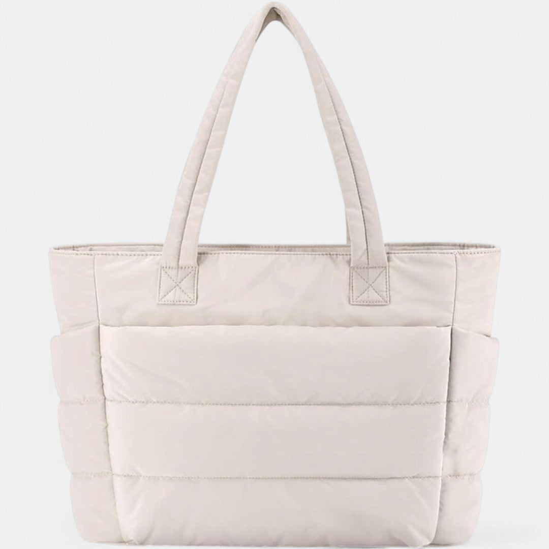 Lily | Cute Puffer Laptop Tote Bag