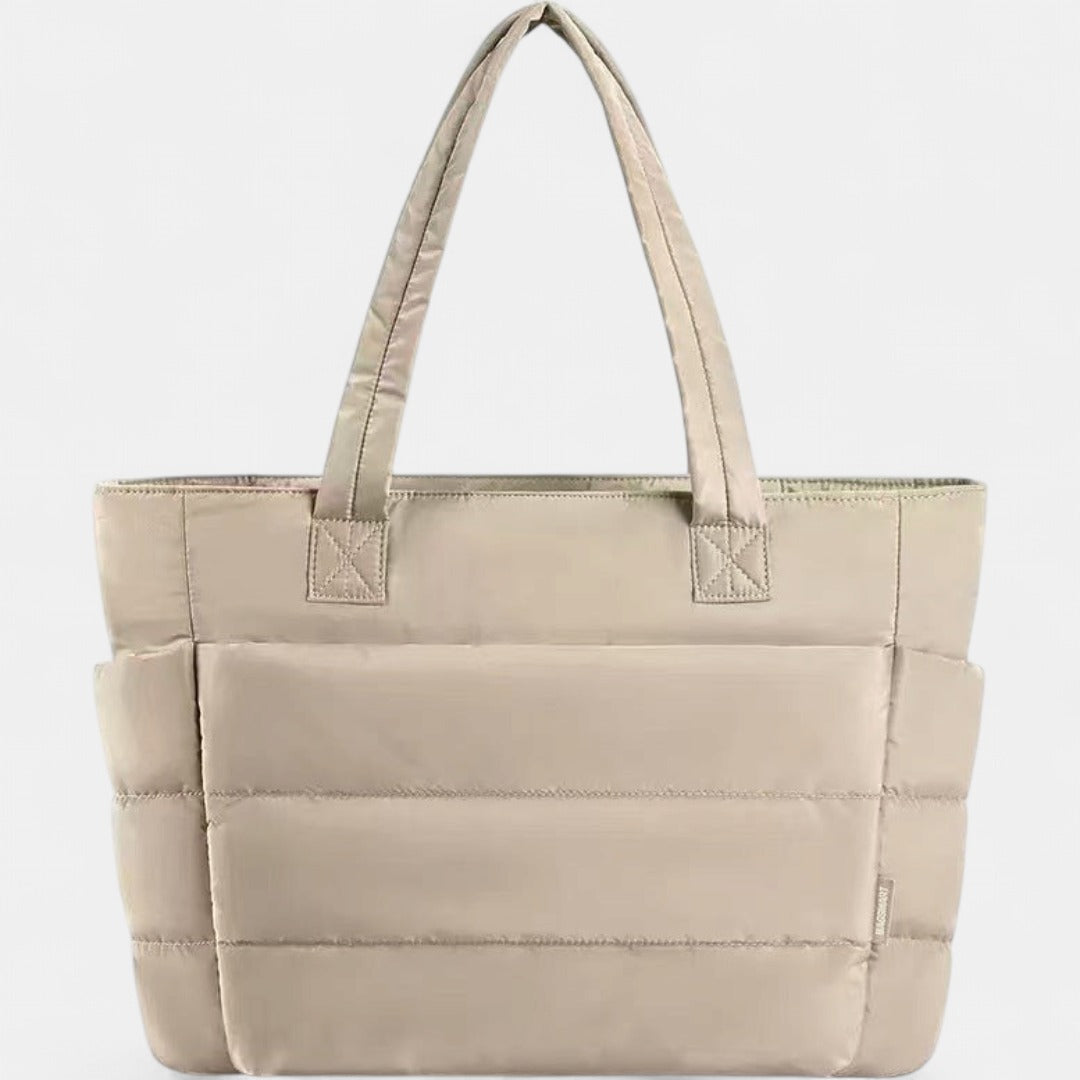 Lily | Cute Puffer Laptop Tote Bag