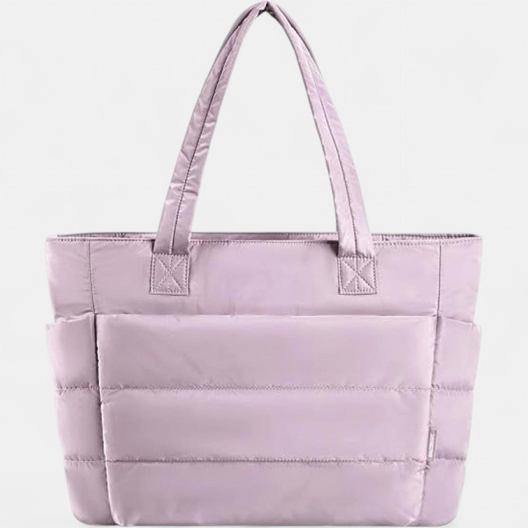Lily | Cute Puffer Laptop Tote Bag