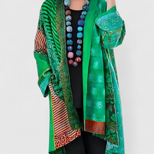 Bright knit cardigan for women