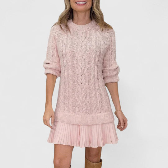 Knitted dress for women in five colors