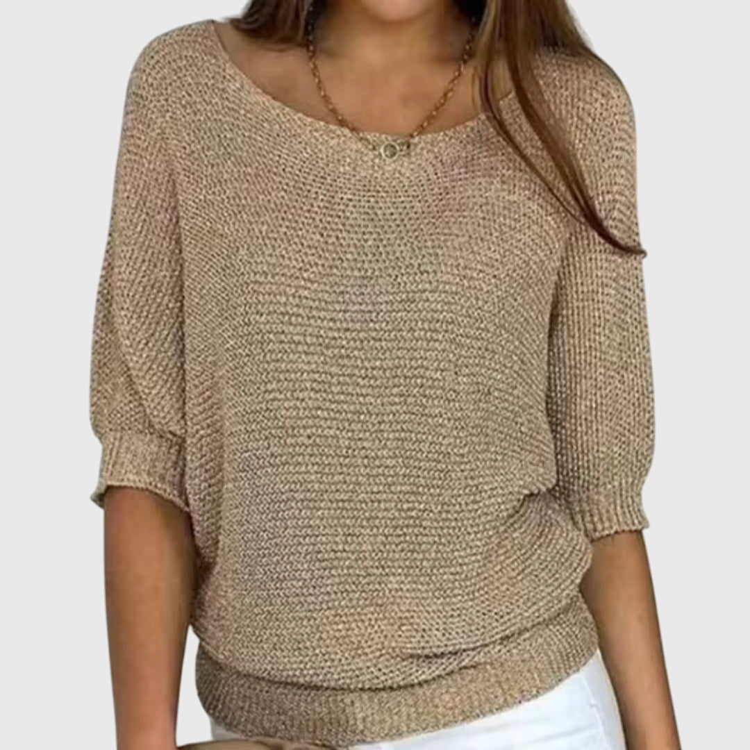 Knit sweater in eight colors for women