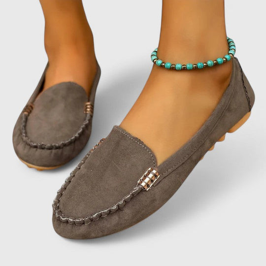 Comfort loafers in six bright colors for women