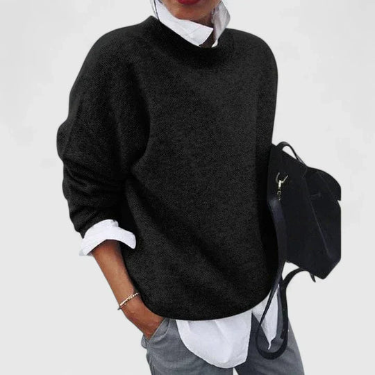 Knit sweater for women in five shades