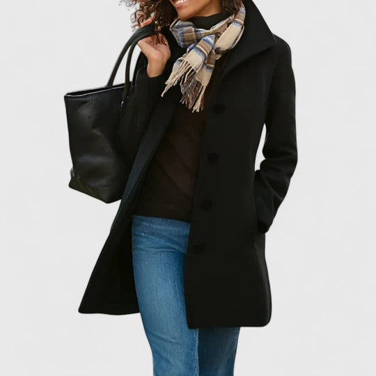 Longline coat in ten colors for women