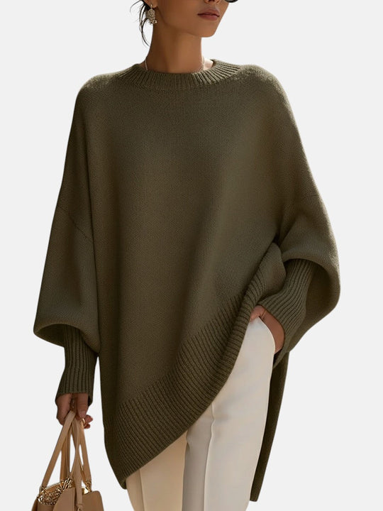 Oversized poncho in six colors for women