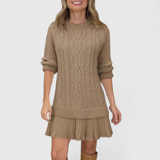 Knitted dress for women in five colors