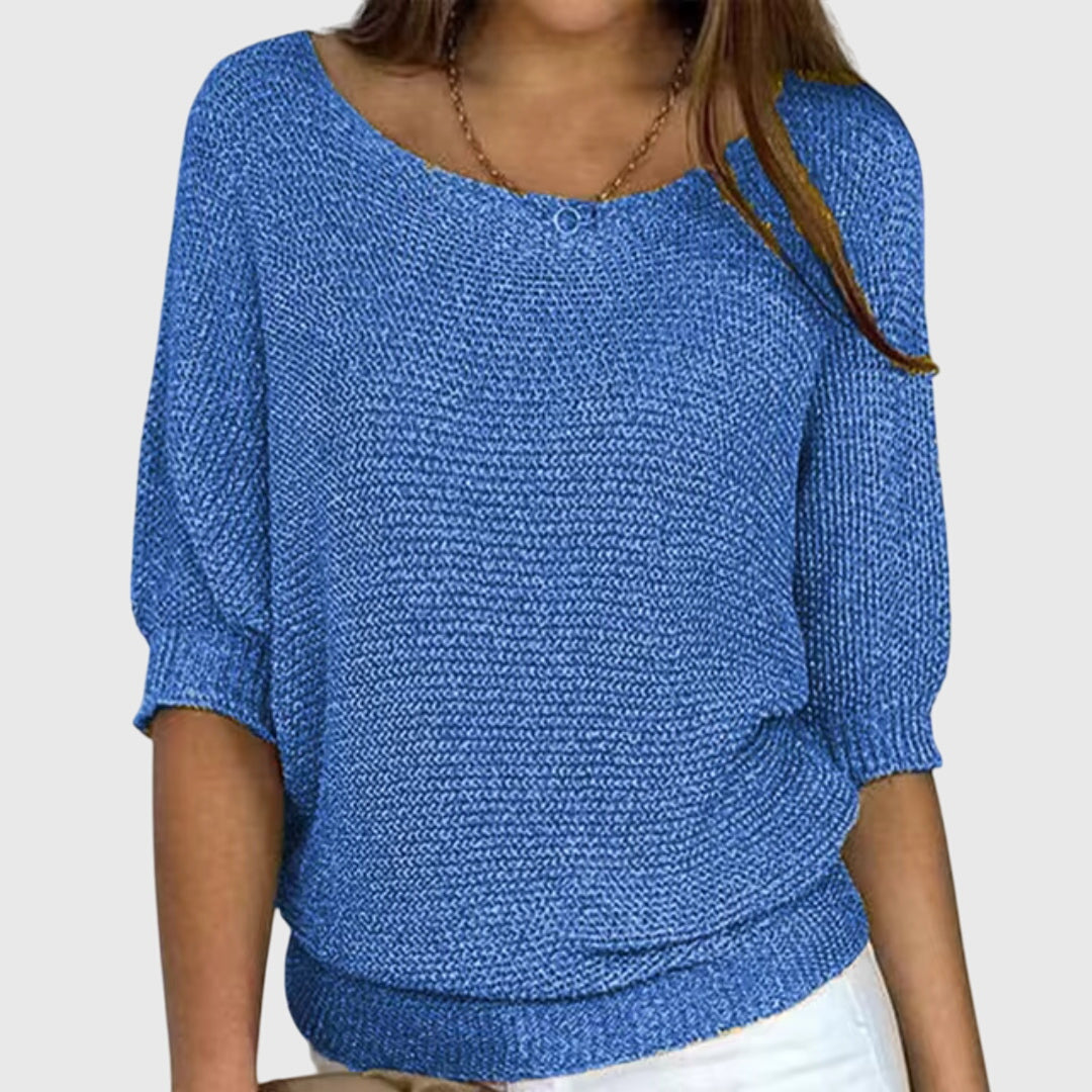 Knit sweater in eight colors for women