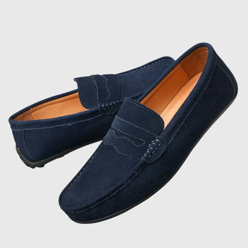 Comfort loafers in maroon, navy, aqua blue, tan and black for women