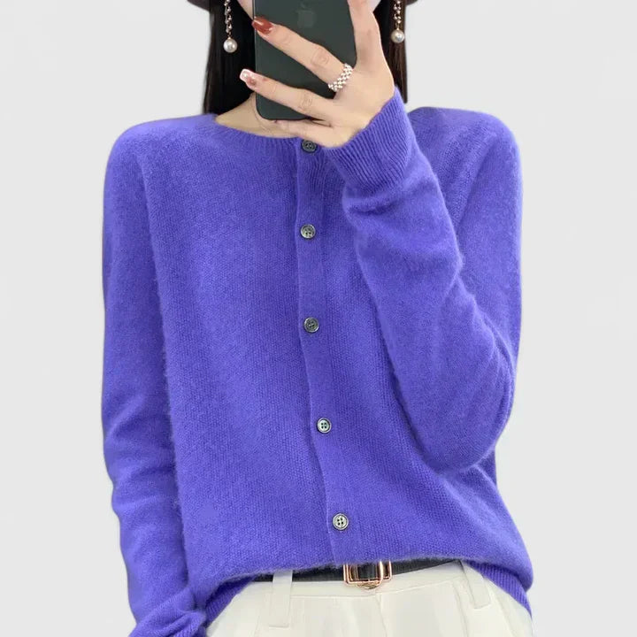 Knit cardigan for women in nine colors