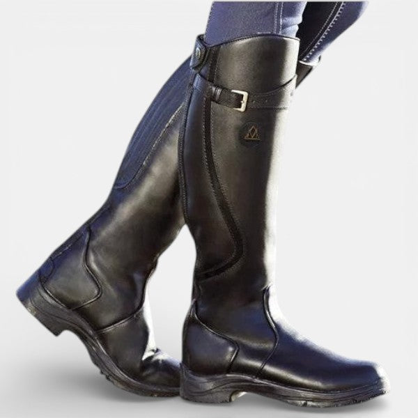 Everyday boots in dark brown, black, blue and green for women