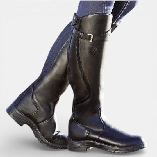 Everyday boots in dark brown, black, blue and green for women