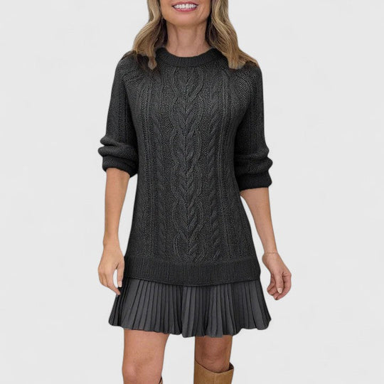 Knitted dress for women in five colors