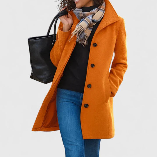 Longline coat in ten colors for women