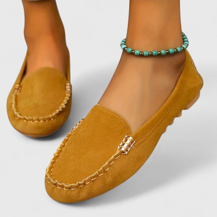 Comfort loafers in six bright colors for women