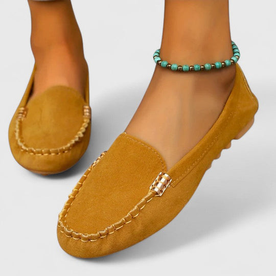 Comfort loafers in six bright colors for women