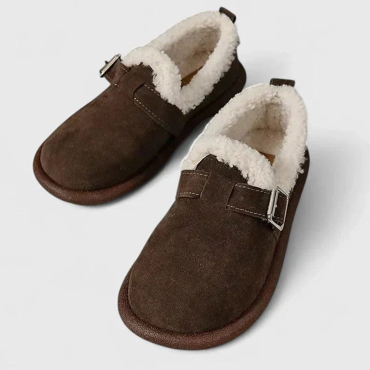 Comfort shoes in coffee, khaki and brown for women