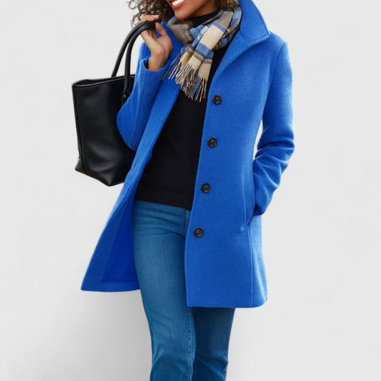 Longline coat in ten colors for women