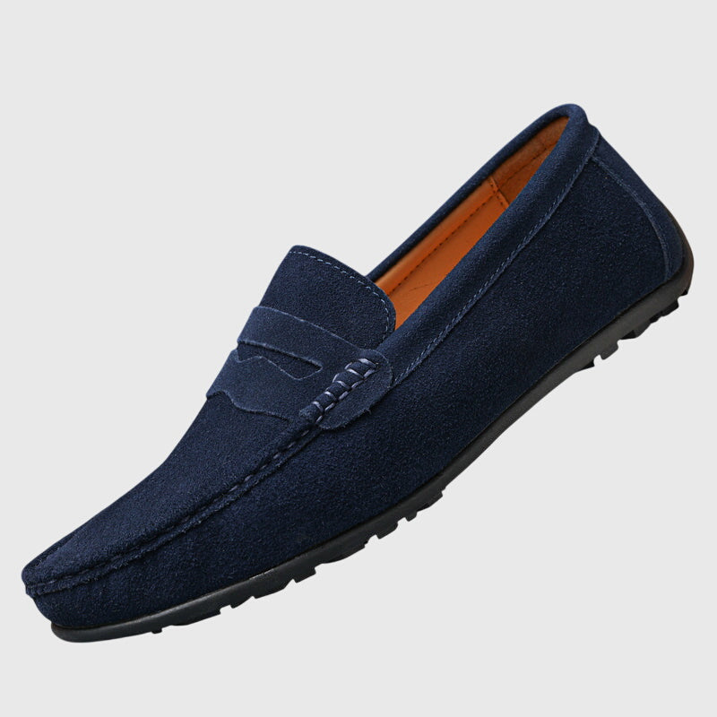 Comfort loafers in maroon, navy, aqua blue, tan and black for women