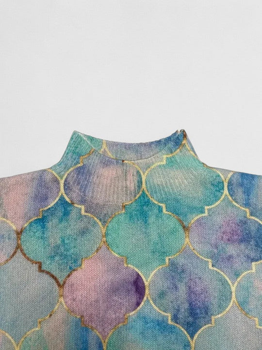 Multicolor sweater for women