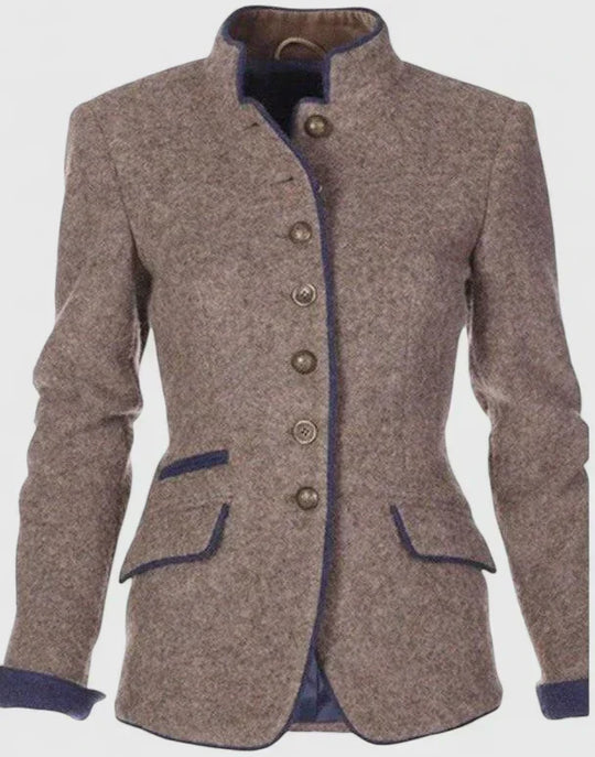 Knit cardigan for women in caramel, green, blue and purple