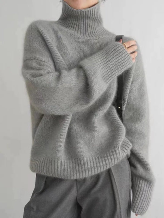 Sweater in beige, gray and khaki for women