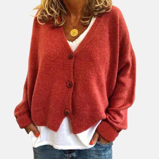 Knit cardigan for women in fifteen colors