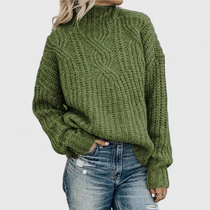 Knit sweater for women in five colors