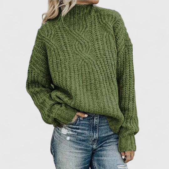 Knit sweater for women in five colors